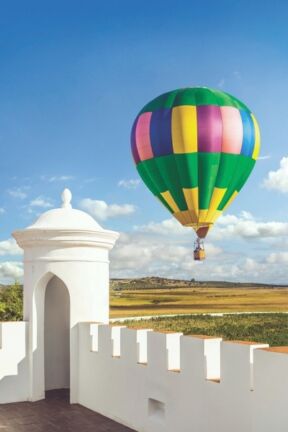 Passeio de balão - Foto: Divulgação/ Torre de Palma Wine Hotel