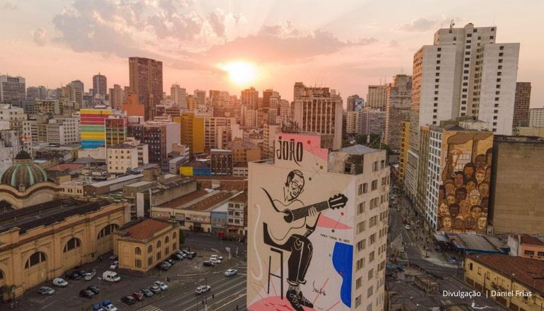 João Gilberto - Grafite do Speto - Grande ABC Cultural